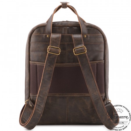  Кожаный рюкзак "Артур" (коричневая наппа) 